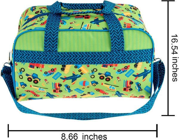 Stephen Joseph Kids Duffle Bag - Overnighter for Boys & Girls, Travel Carry-On Size - Image 37
