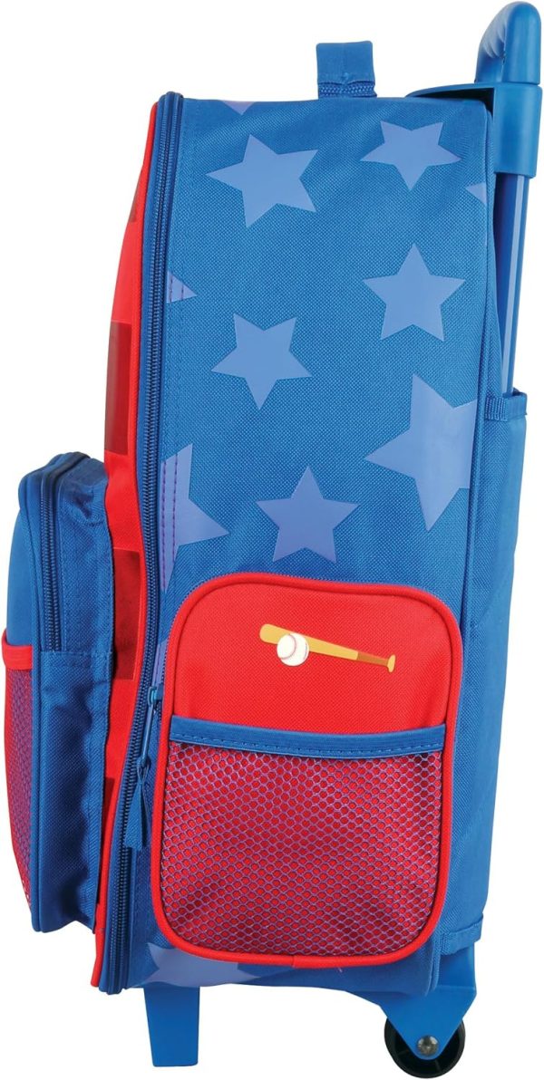 Stephen Joseph Kids' Classic Rolling Luggage, Green Dino, One Size - Image 5