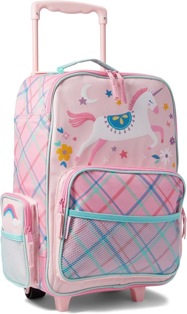 Stephen Joseph Kids' Classic Rolling Luggage, Green Dino, One Size - Image 7