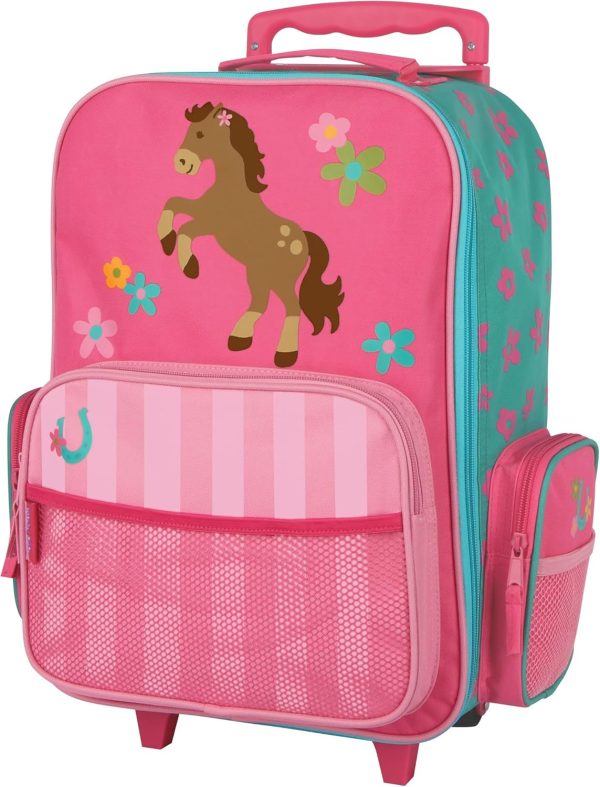 Stephen Joseph Kids' Classic Rolling Luggage, Green Dino, One Size - Image 9