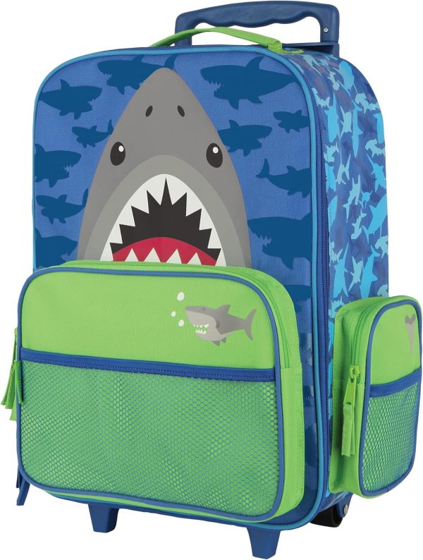 Stephen Joseph Kids' Classic Rolling Luggage, Green Dino, One Size - Image 23