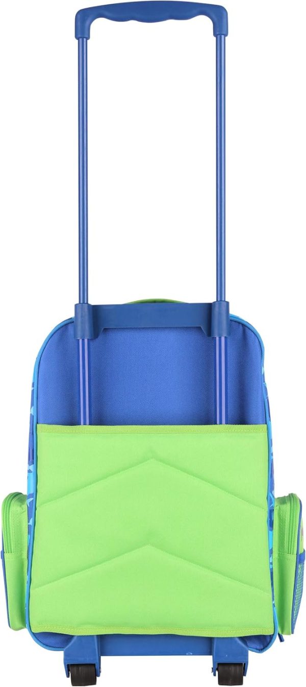 Stephen Joseph Kids' Classic Rolling Luggage, Green Dino, One Size - Image 24