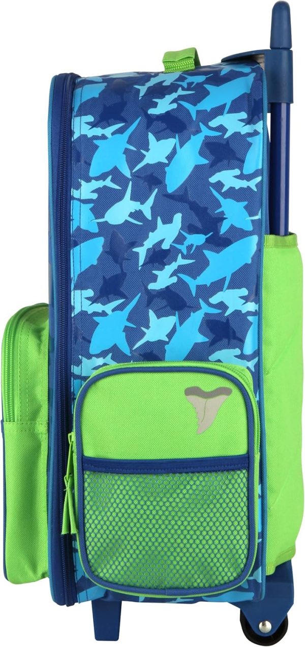 Stephen Joseph Kids' Classic Rolling Luggage, Green Dino, One Size - Image 25