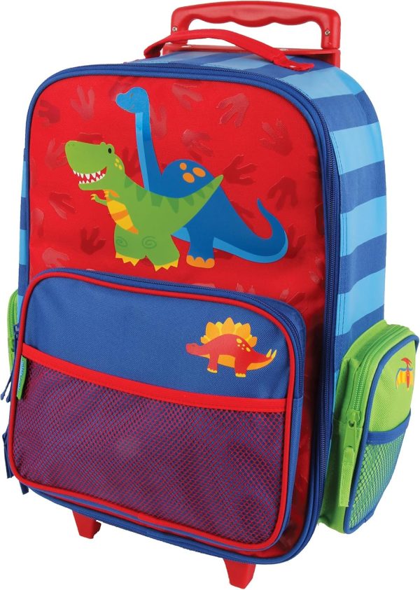Stephen Joseph Kids' Classic Rolling Luggage, Green Dino, One Size - Image 28