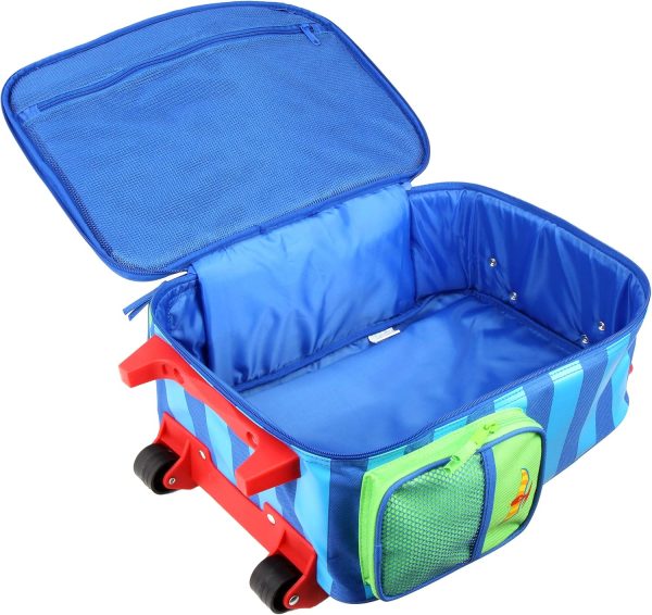 Stephen Joseph Kids' Classic Rolling Luggage, Green Dino, One Size - Image 31