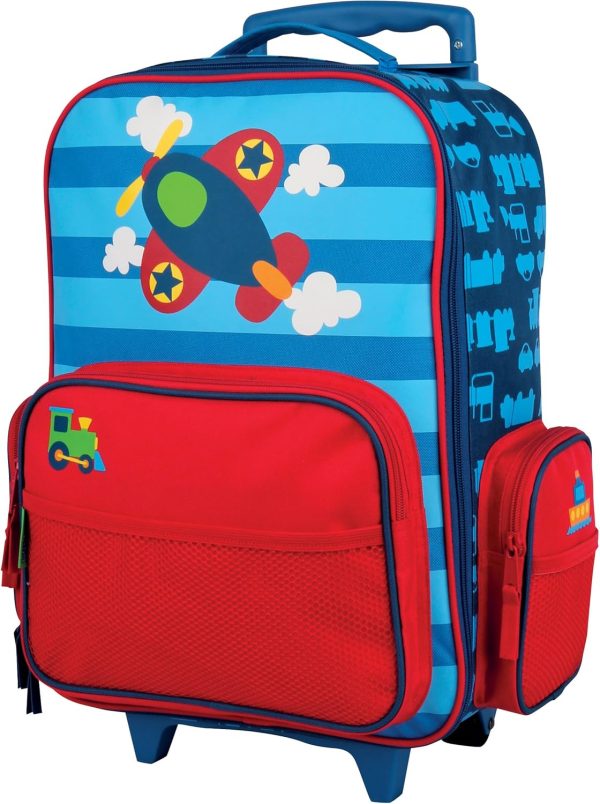 Stephen Joseph Kids' Classic Rolling Luggage, Green Dino, One Size - Image 32