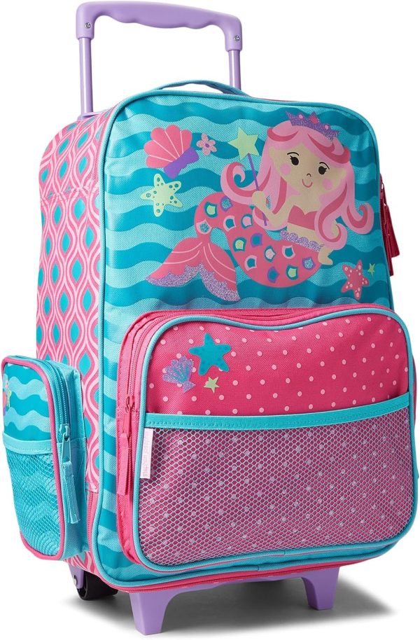 Stephen Joseph Kids' Classic Rolling Luggage, Green Dino, One Size - Image 37