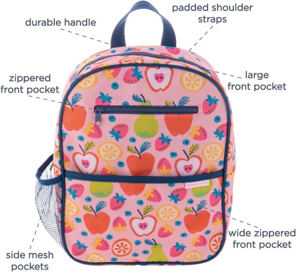Stephen Joseph Unisex Kid's Preschool Backpack for Girls and Boys Ages 3-6 with Adjustable Straps, Multicolor, Approximately 11”x 13”x 3.5” - Image 3