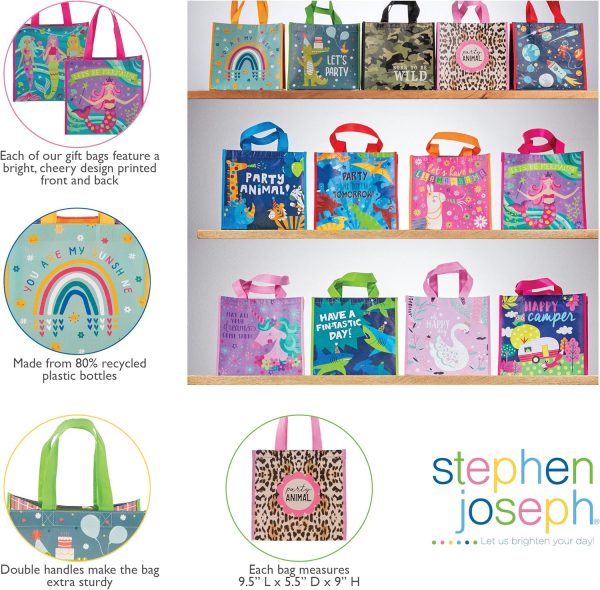 Stephen Joseph unisex child Stephen Joseph Gifts Medium Recycled Gift Bag, UNICORN, Medium US - Image 4