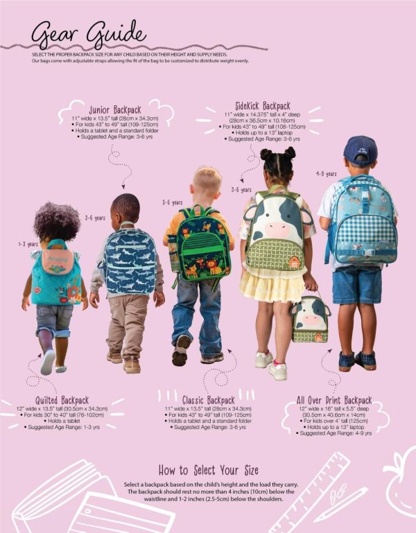 Stephen Joseph Kids' Unisex Toddler Back to School, Quilted Backpack, Hedgehog, One Size - Image 5